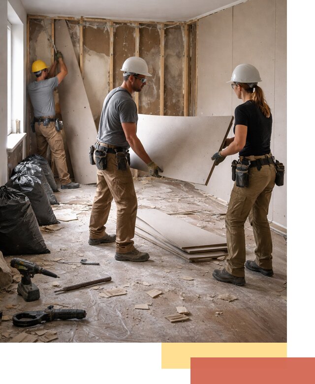 Демонтаж стеновых панелей в Колпино быстро и аккуратно