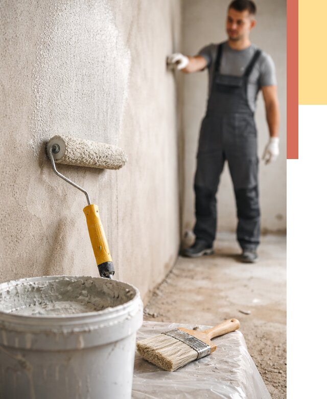 Нанесение бетоноконтакта на стены в Колпино от 4332 руб. быстро и недорого | ОТДЕЛОЧНИК-Клп