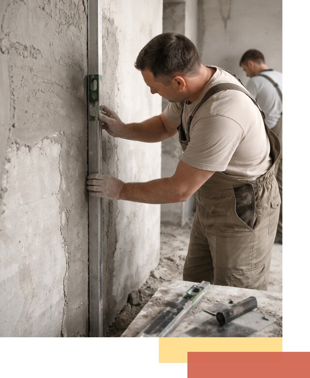 Установка штукатурных маяков в Колпино с гарантией качества