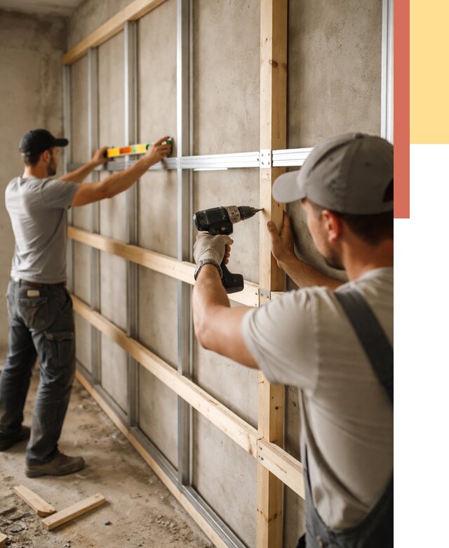 Устройство обрешетки под панели в Колпино от 2166 руб. — монтаж под ключ | ОТДЕЛОЧНИК-Клп