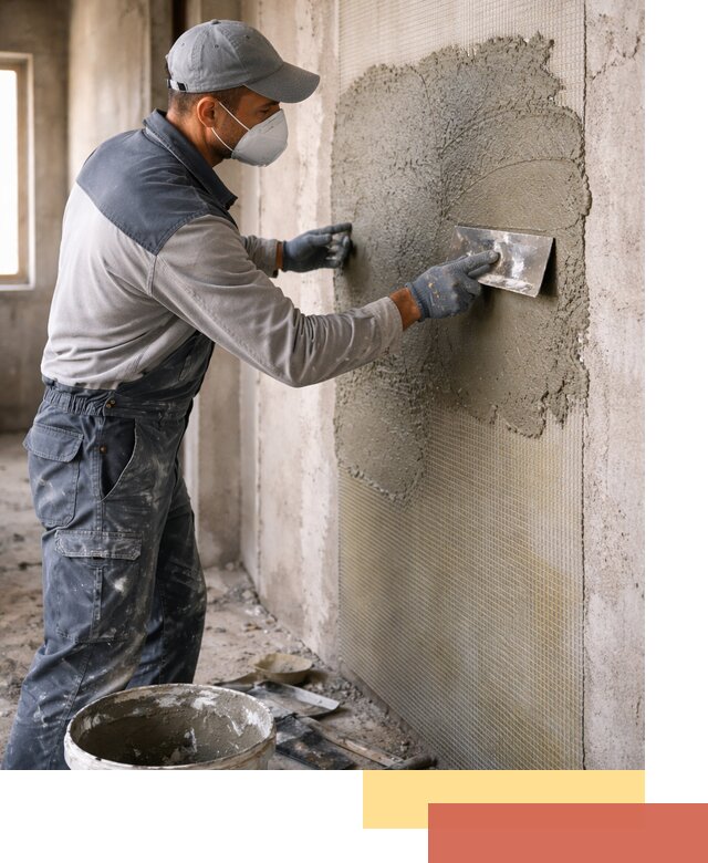 Штукатурка стен по сетке в Колпино под ключ качественно и быстро