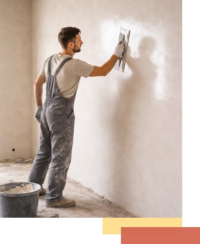 Глянцевание штукатурки стен в Колпино профессионально и быстро