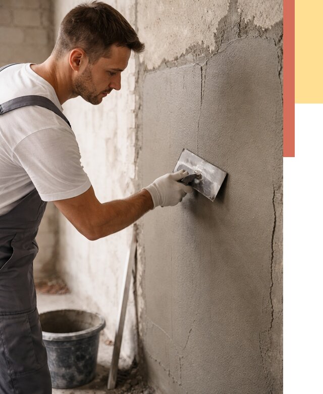 Штукатурка стен под плитку в Колпино от 4332 руб./м2 — выравнивание под плитку | ОТДЕЛОЧНИК-Клп