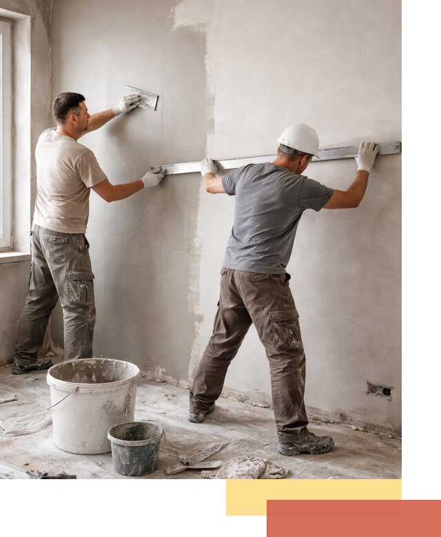 Штукатурка стен под покраску в Колпино качественно и быстро