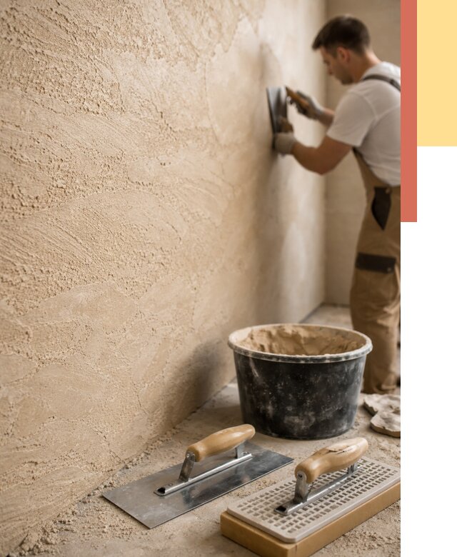 Декоративная штукатурка травертин в Колпино от 1857 руб/м2 — качественно и недорого | ОТДЕЛОЧНИК-Клп