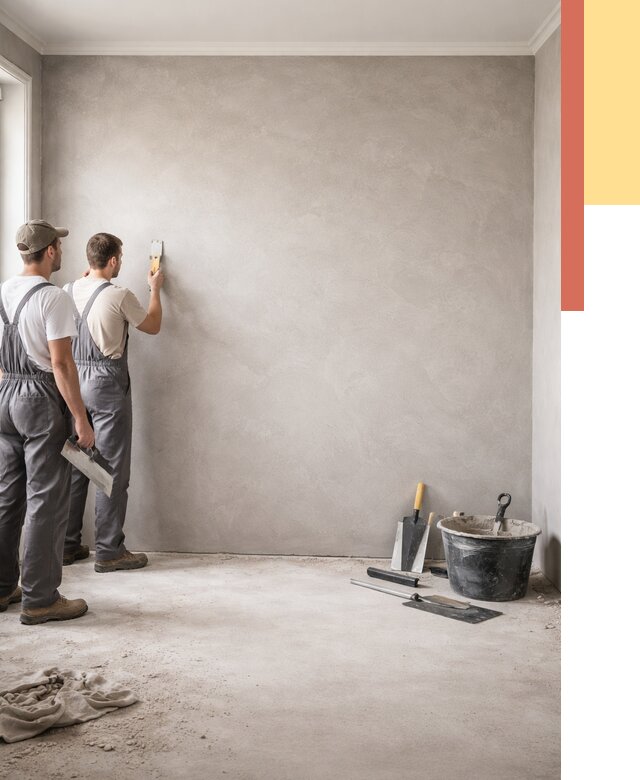 Микробетон на стены в Колпино от 1289 руб. — нанесение и отделка | ОТДЕЛОЧНИК-Клп