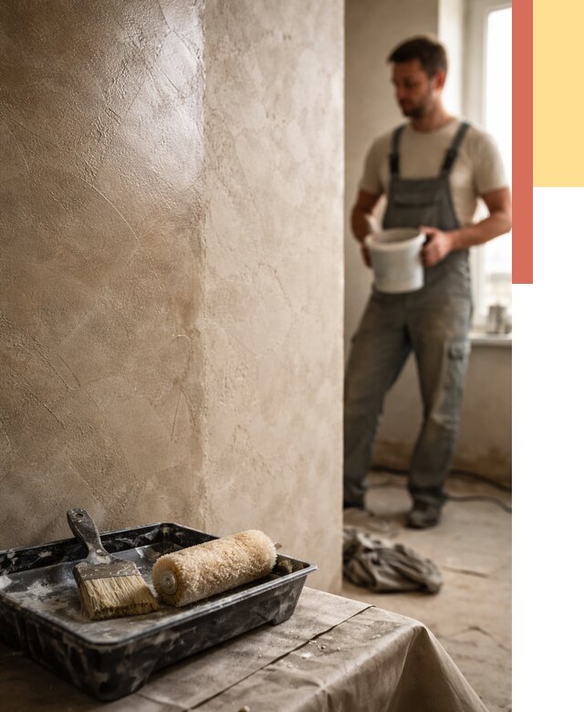 Нанесение воска на штукатурку в Колпино от 3610 руб. | Услуги ОТДЕЛОЧНИК-Клп