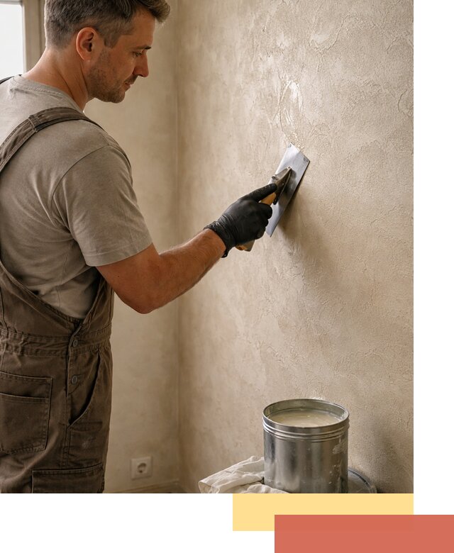 Нанесение воска на штукатурку в Колпино для защиты и блеска