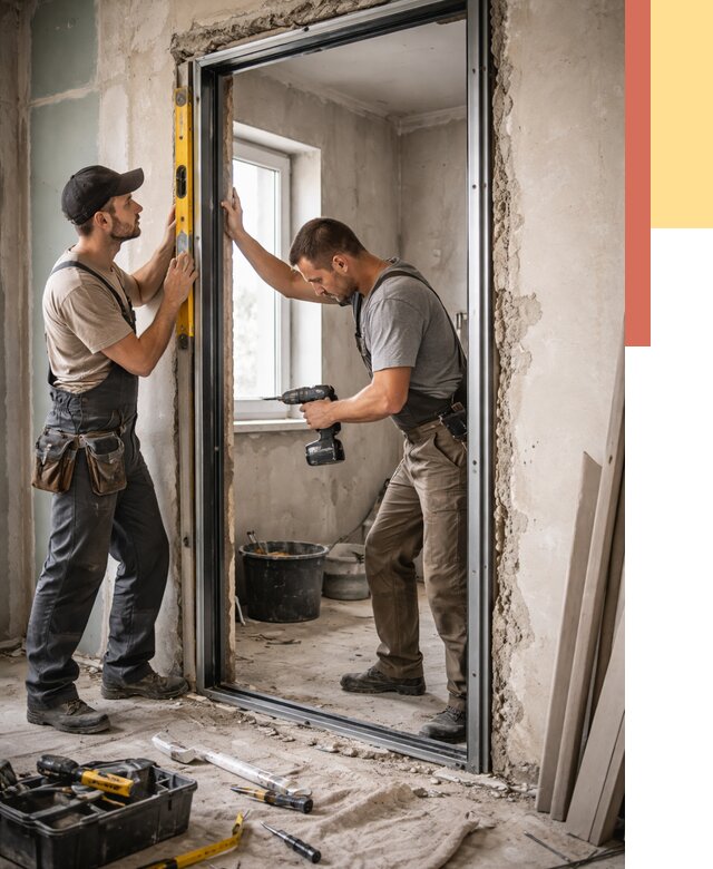 Закладка дверного проема в Колпино от 3610 руб. — быстро и недорого | ОТДЕЛОЧНИК-Клп