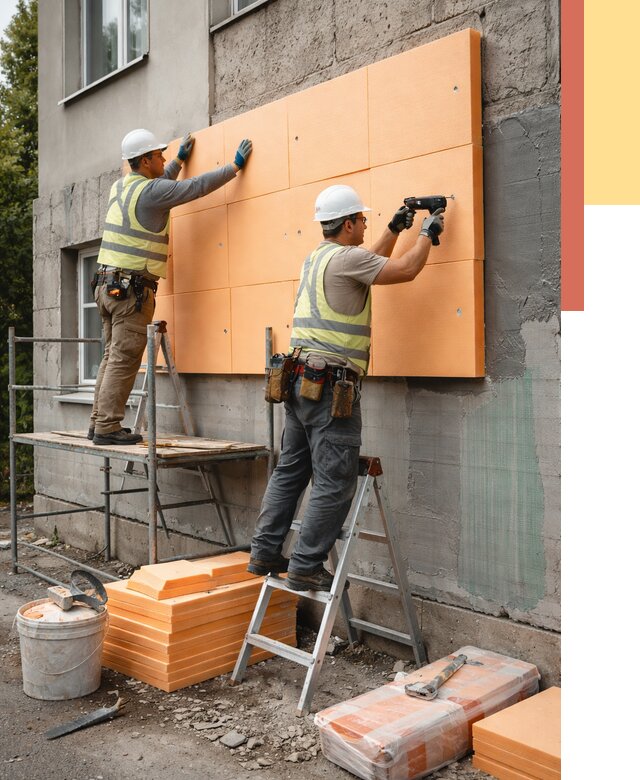 Утепление стен пеноплексом в Колпино от 1908 руб./м2 — быстро и недорого | ОТДЕЛОЧНИК-Клп