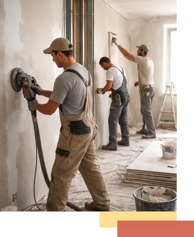 Профессиональная отделка стен в Колпино качественно и в срок