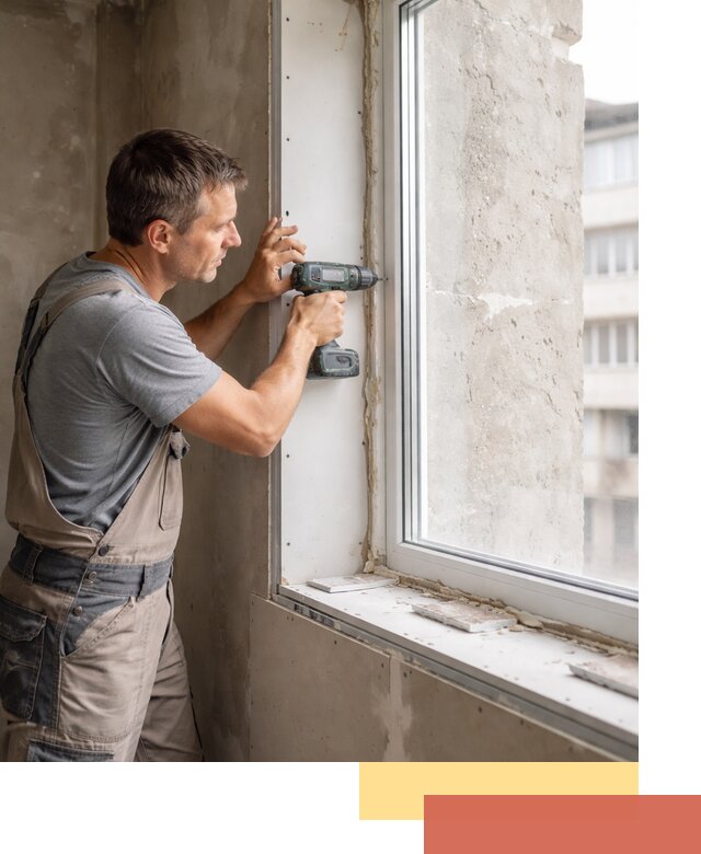 Монтаж гипсокартонных откосов в Колпино под ключ