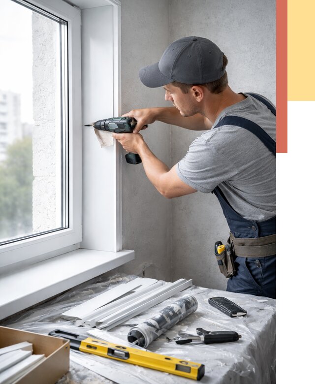 Установка пластиковых откосов в Колпино от 2321 руб. | ОТДЕЛОЧНИК-Клп монтаж, быстро и недорого