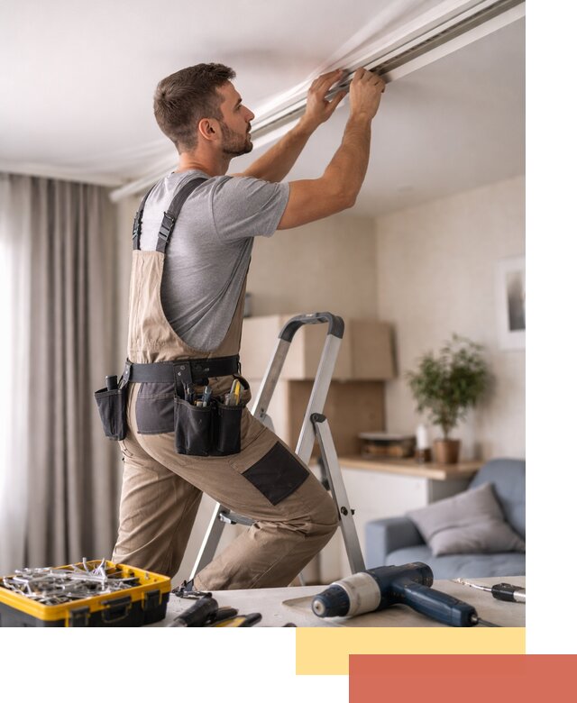 Ремонт натяжных потолков в Колпино — качественно и оперативно