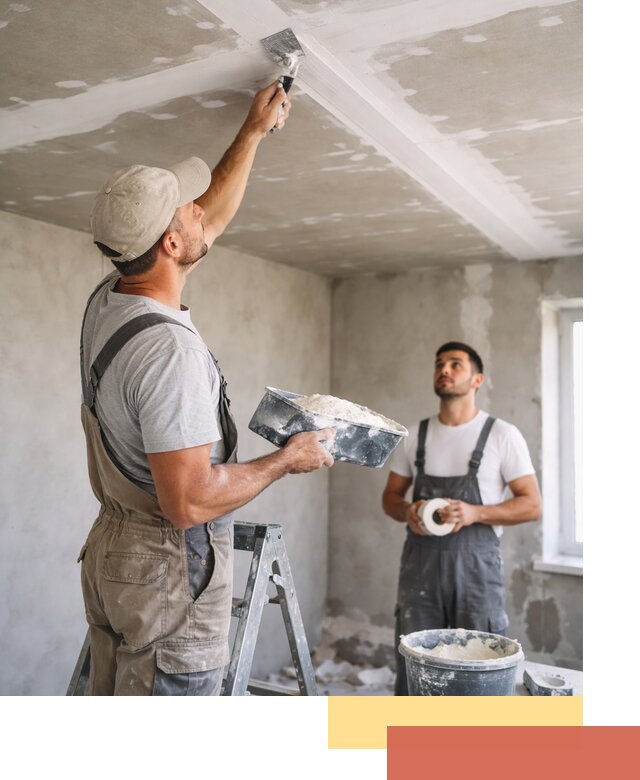 Обработка швов потолка ГКЛ в Колпино: качественная заделка и шпатлевка