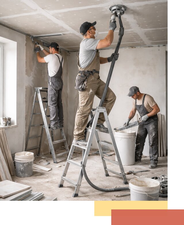 Ремонт потолка из гипсокартона в Колпино: быстрый и качественный монтаж