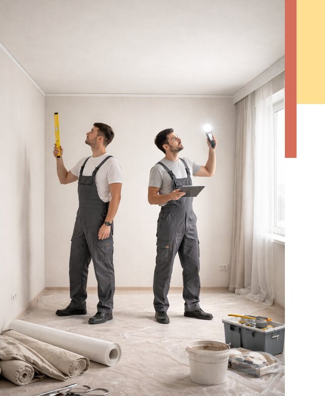 Отделка потолка в Колпино недорого от 774 руб/м2 | Услуги ОТДЕЛОЧНИК-Клп