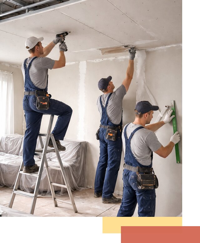 Профессиональная отделка потолка в Колпино быстро и качественно