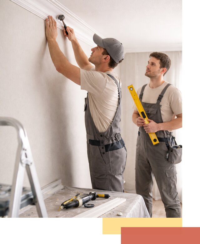 Монтаж потолочного плинтуса в Колпино качественно и быстро